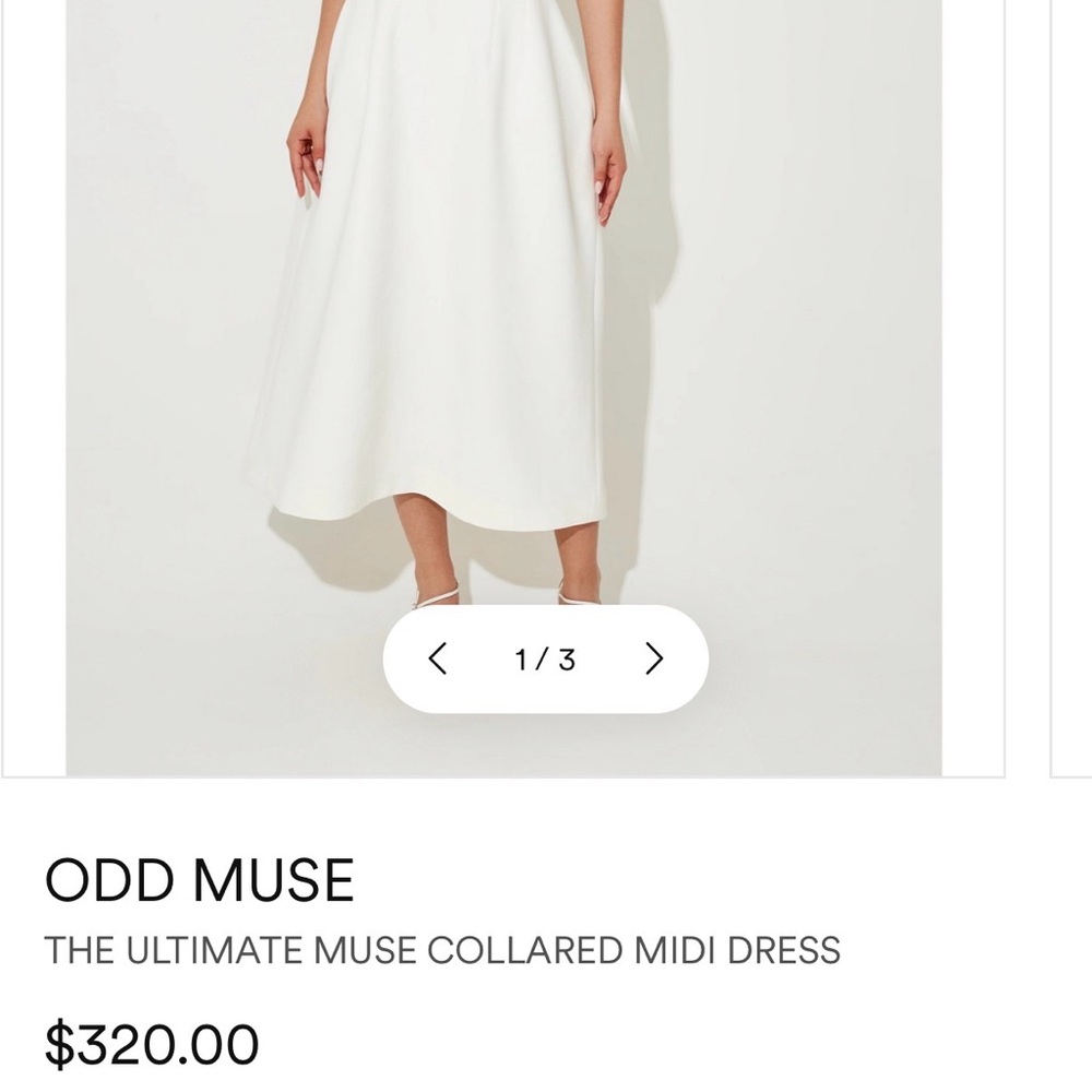 The Ultimate Muse Collared Midi Dress - Picture 4 of 4